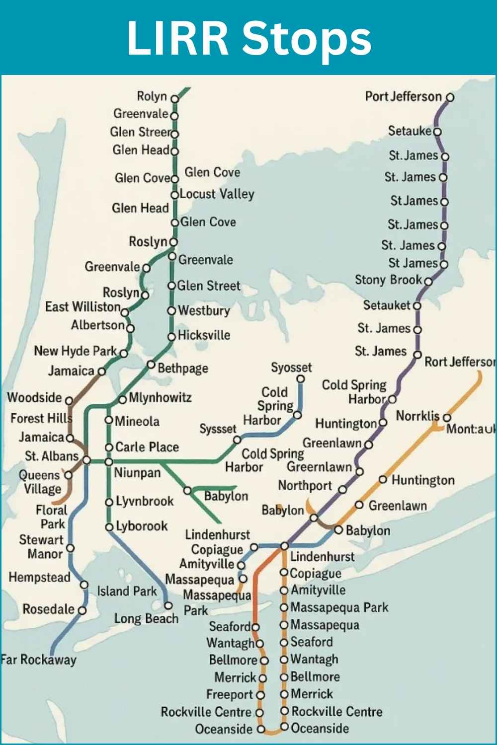 LIRR Stops Queens