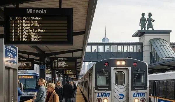 Mineola LIRR Station